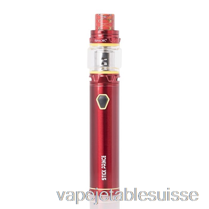 Vape Suisse Smok Stick Prince Kit - Style Stylo Tfv12 Prince Rouge